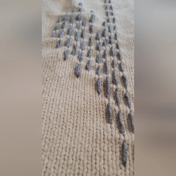 💜2 for $10💜Bundle and save. One of a kind sweater with hand woven details. - Picture 6 of 10